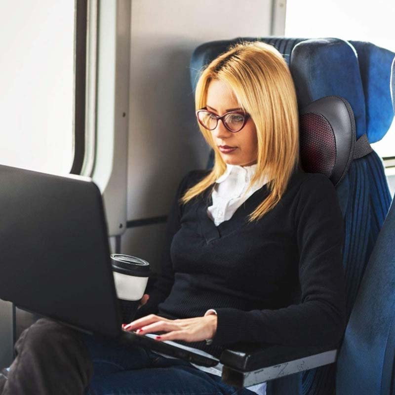 Shiatsu-Massagesitzkissen mit Wärme – Nacken, Rücken &amp; Schultern