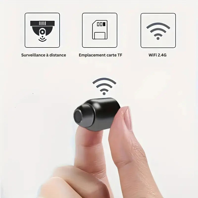 Mini WLAN-Spionagekamera – Fernsteuerung und HD-Aufzeichnung