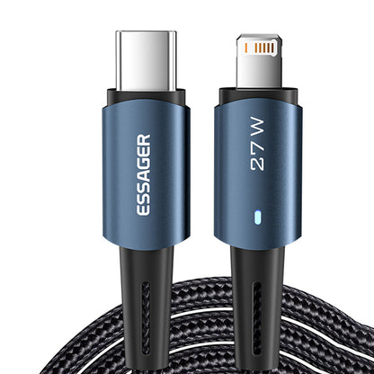 Essager USB-C Kabel für Apple iPhone 15 14 13 12 11 Pro Max XS - Hochwertiges 20W Schnellladekabel,Typ C zu Lightning Datenkabel für iPad und MacBook