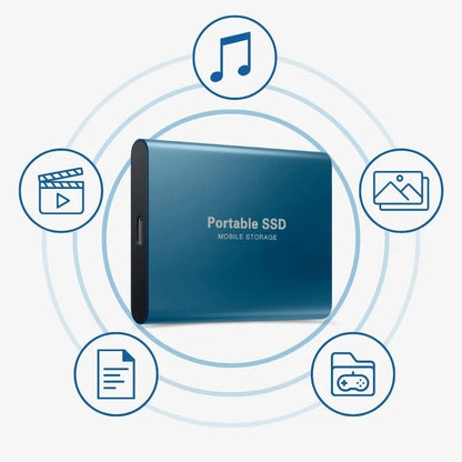 Externes tragbares SSD-Laufwerk | Übertragungsgeschwindigkeit von bis zu 1050 MB/s