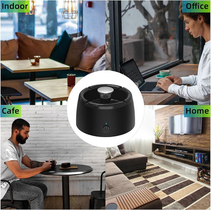 Rauchfreier geruchsneutraler Aschenbecher mit USB-Ladung und tragbarem Design