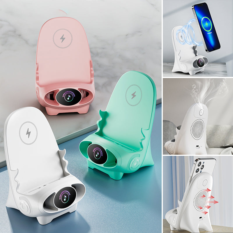 Mini-Stuhl kabelloses Schnellladegerät multifunktionale Telefonhalter