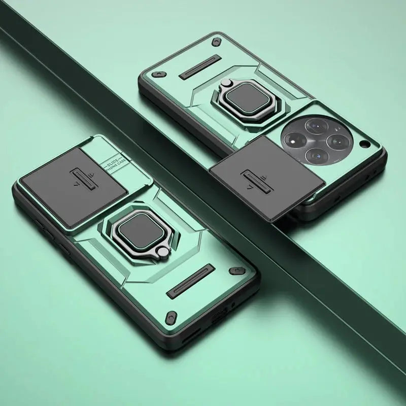 ArmorShield UltraMax-Hülle für OnePlus 12 – Militärgrad Schutz mit Ringgriff &amp; Kickstand