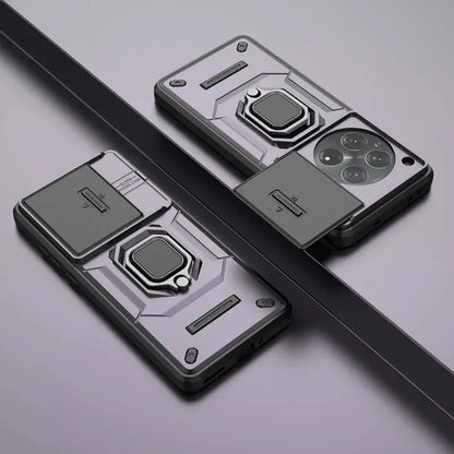ArmorShield UltraMax-Hülle für OnePlus 12 – Militärgrad Schutz mit Ringgriff &amp; Kickstand