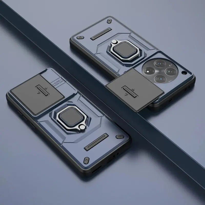 ArmorShield UltraMax-Hülle für OnePlus 12 – Militärgrad Schutz mit Ringgriff &amp; Kickstand