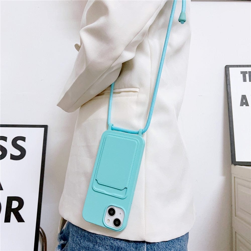 Silicone Crossbody-Handyhülle