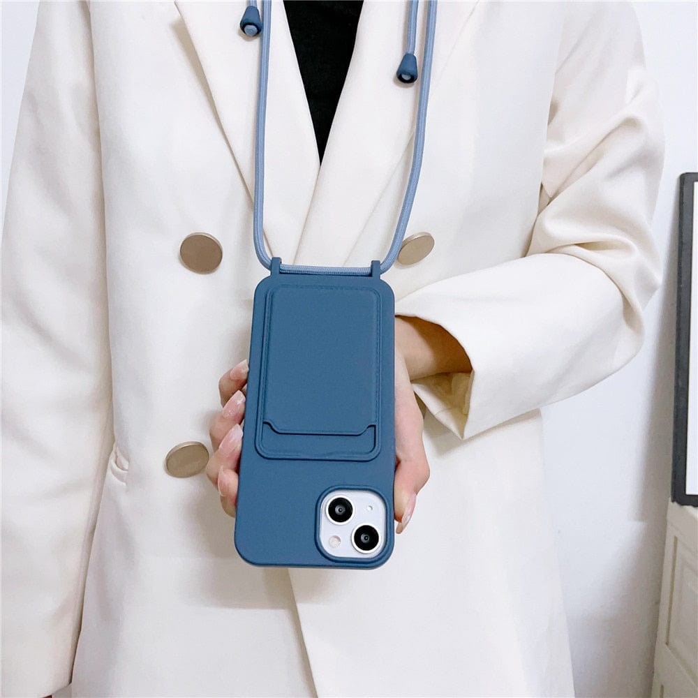 Silicone Crossbody-Handyhülle