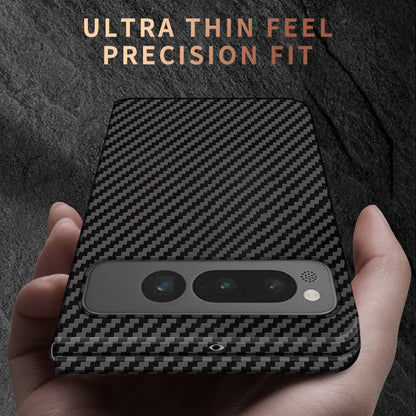 Carbon Fiber Slim Skin Texture Matte Anti-Fall-Telefonhülle für Google Pixel Fold