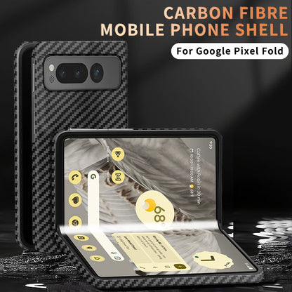 Carbon Fiber Slim Skin Texture Matte Anti-Fall-Telefonhülle für Google Pixel Fold