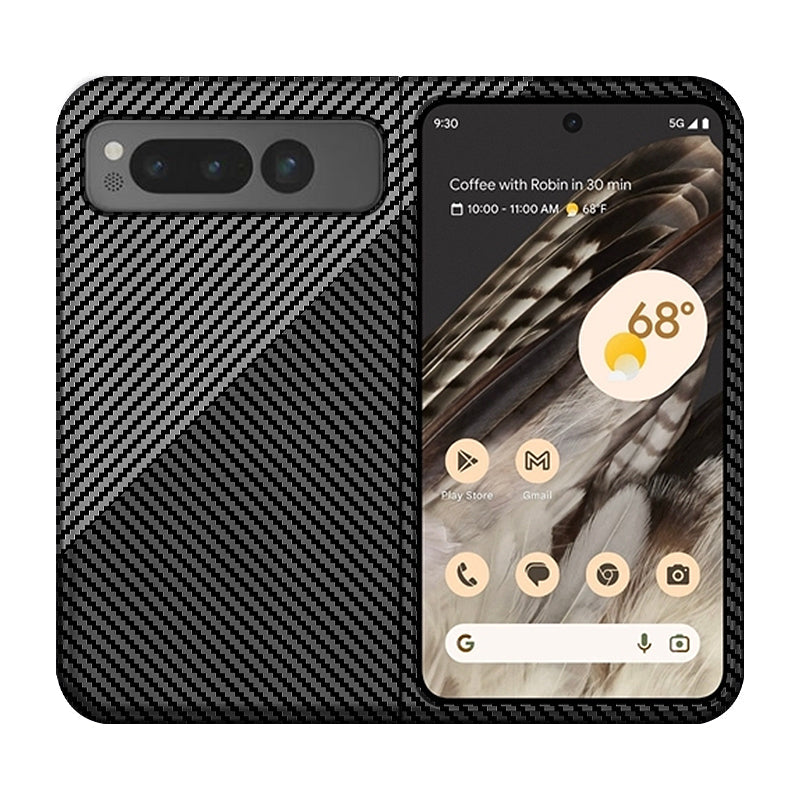 Carbon Fiber Slim Skin Texture Matte Anti-Fall-Telefonhülle für Google Pixel Fold