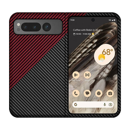 Carbon Fiber Slim Skin Texture Matte Anti-Fall-Telefonhülle für Google Pixel Fold