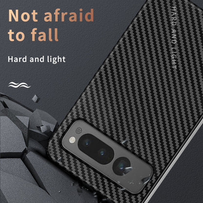 Carbon Fiber Slim Skin Texture Matte Anti-Fall-Telefonhülle für Google Pixel Fold