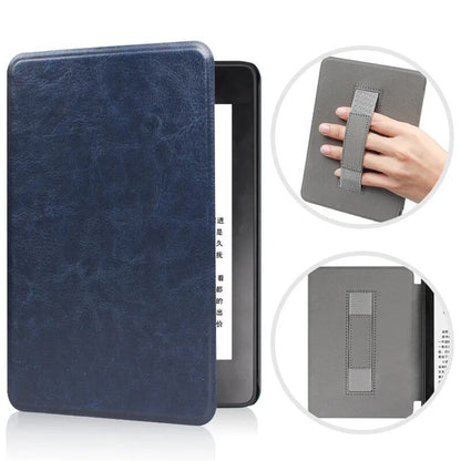 Handheld E-Book-Hülle Leder Smart Case für Kindle