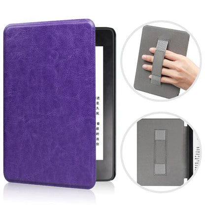 Handheld E-Book-Hülle Leder Smart Case für Kindle