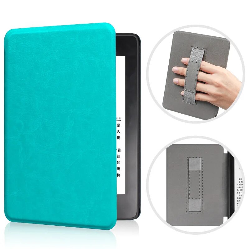 Handheld E-Book-Hülle Leder Smart Case für Kindle