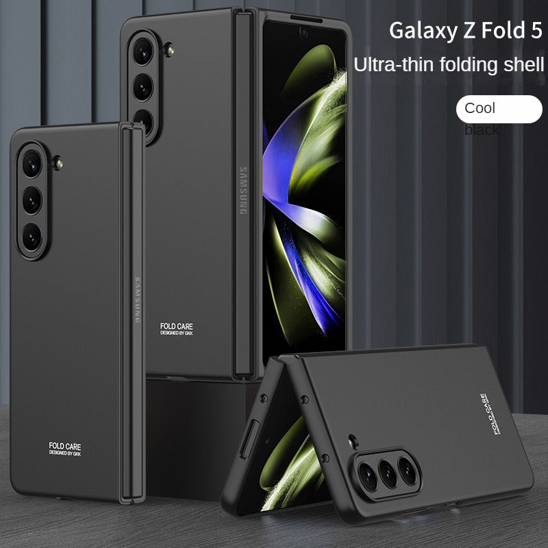 Ultradünne, hautfreundliche, matte, faltbare, stoßfeste All-Inclusive-Telefonhülle für Samsung Galaxy Z Fold 5