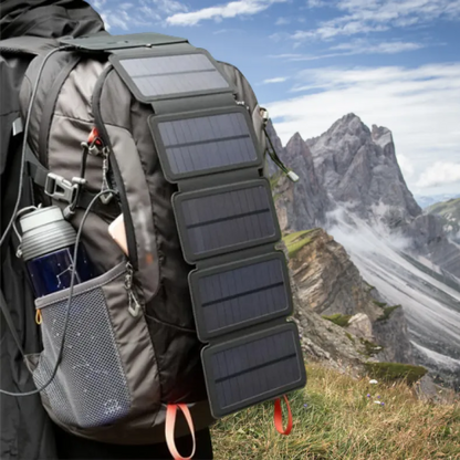 Tragbares Solar Ladegerät mit 4/6 Panels, 6-7,5W Leistung, Direktladung für Smartphones &amp; Digitale Geräte