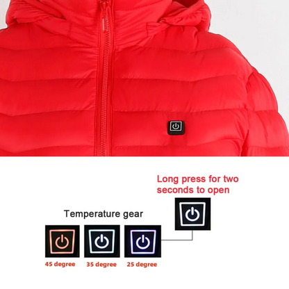 Heated Electric Warming Jacket Coat Fleece Work Body Battery Heating Apparel für Männer und Frauen