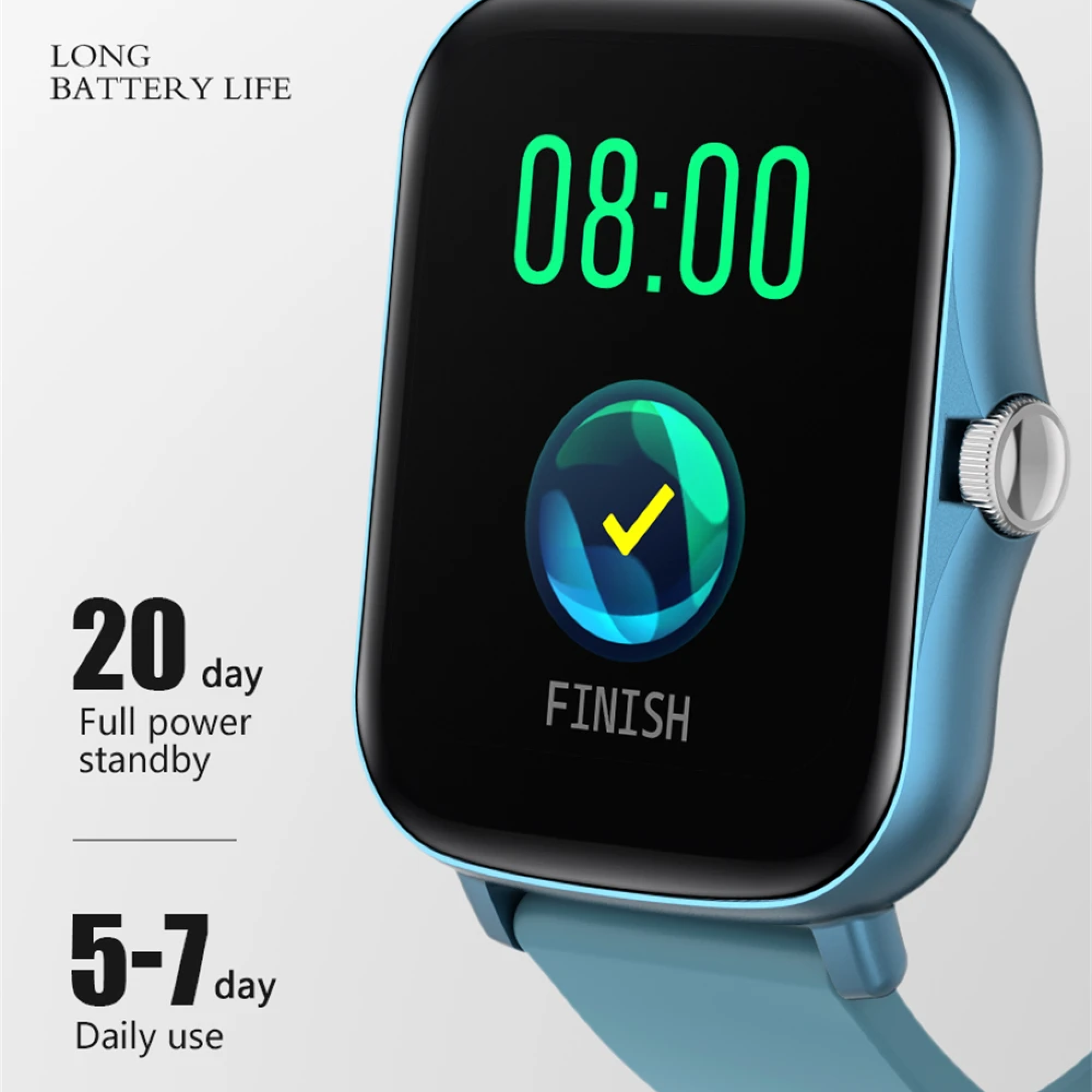 Smart Wrist Macaron Farb Uhr Wasserdicht Modische Smartwatch