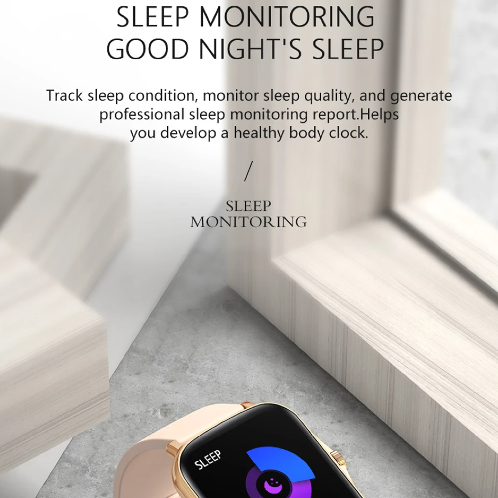 Smart Wrist Macaron Farb Uhr Wasserdicht Modische Smartwatch