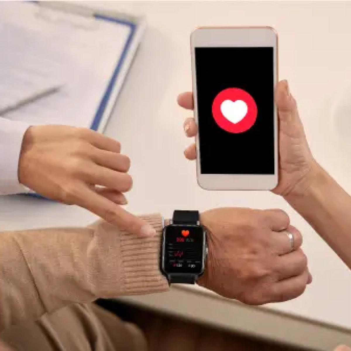 Smartwatch für Frauen &amp; Männer - Fortschrittlicher Herzfrequenzmonitor mit GPS