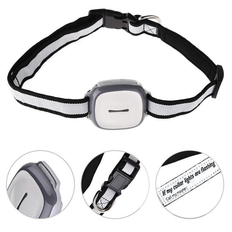 Wasserdichter GPS-Tracker für Hunde &amp; Katzen – Mit Sicherheitszaun, Nachtlicht &amp; App-Steuerung