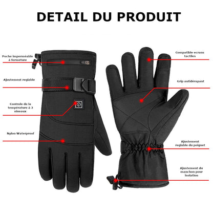 WarmTech - Wiederaufladbare Heizhandschuhe