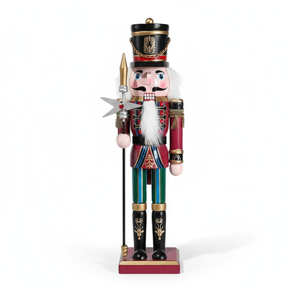 Nussknackerfigur | Klassische Weihnachtsdekoration aus Harz