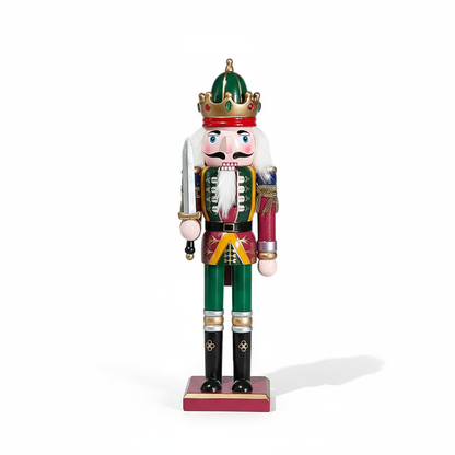 Nussknackerfigur | Klassische Weihnachtsdekoration aus Harz