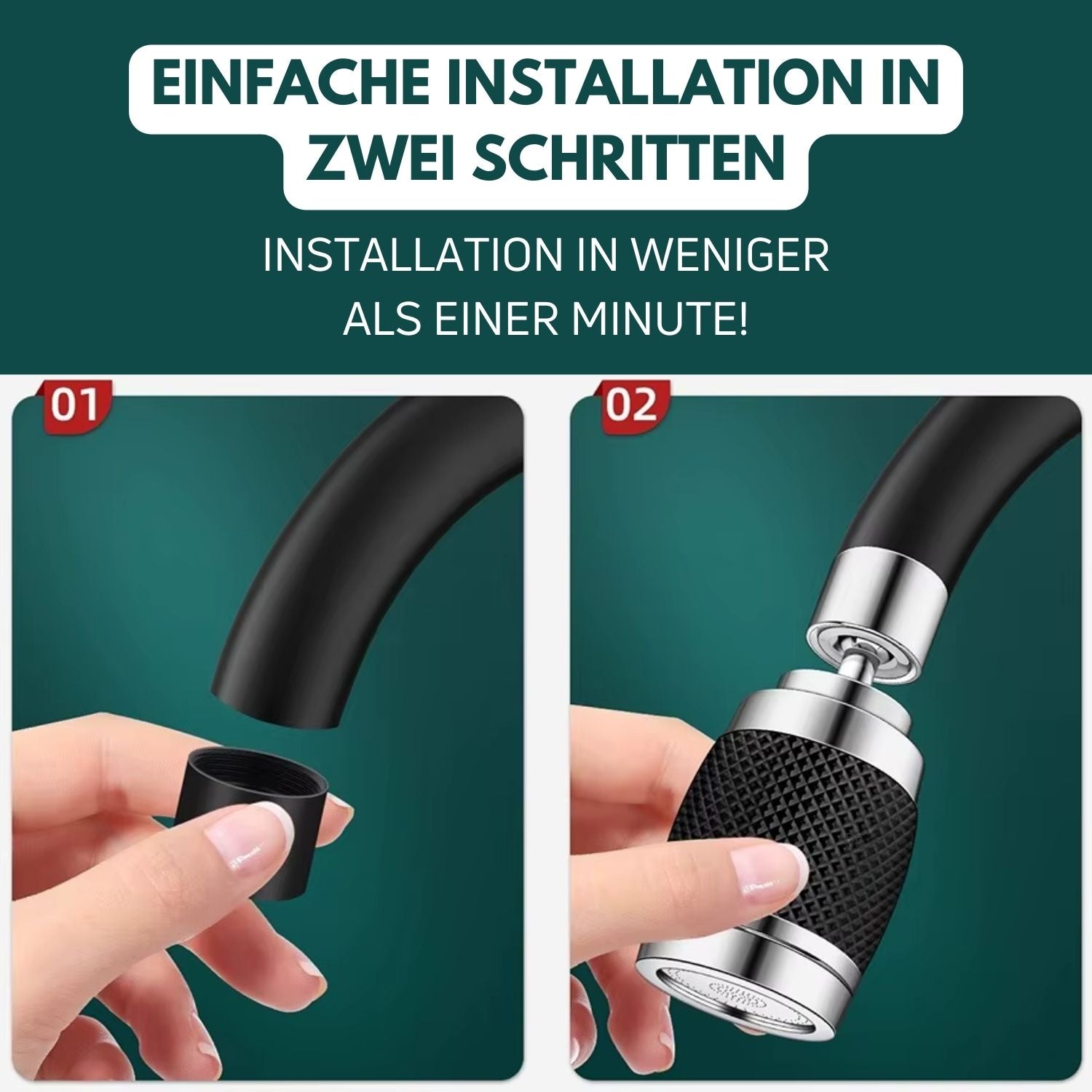 Zelara – Nie wieder trübes Wasser oder Wasserspritzer in deinem Waschbecken!