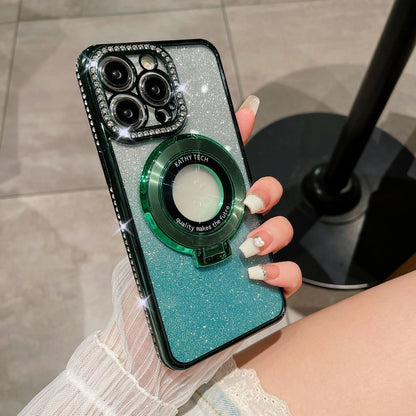Glitzernde magnetische Handyhülle