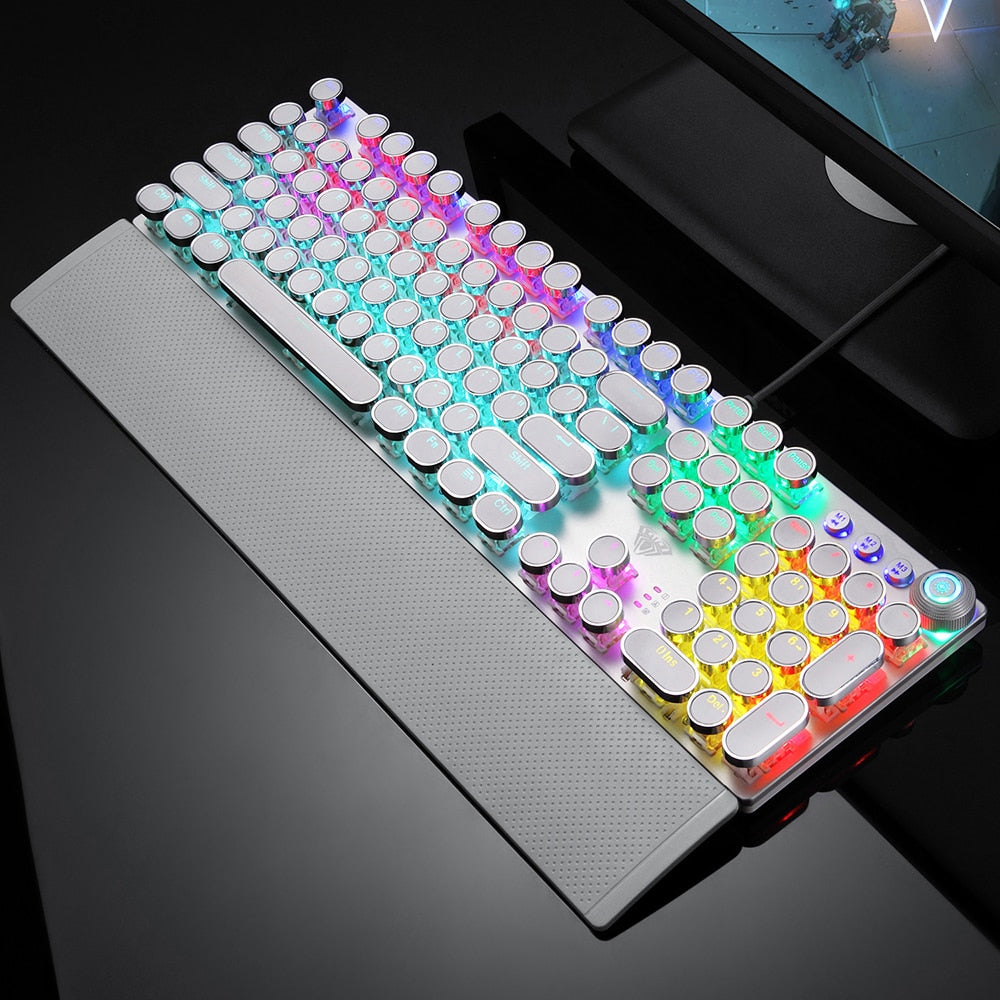 Zelara™ Mechanische Tastatur Punk™ | Genießen Sie das Tippen für mehr Produktivität, Spaß und Gaming!