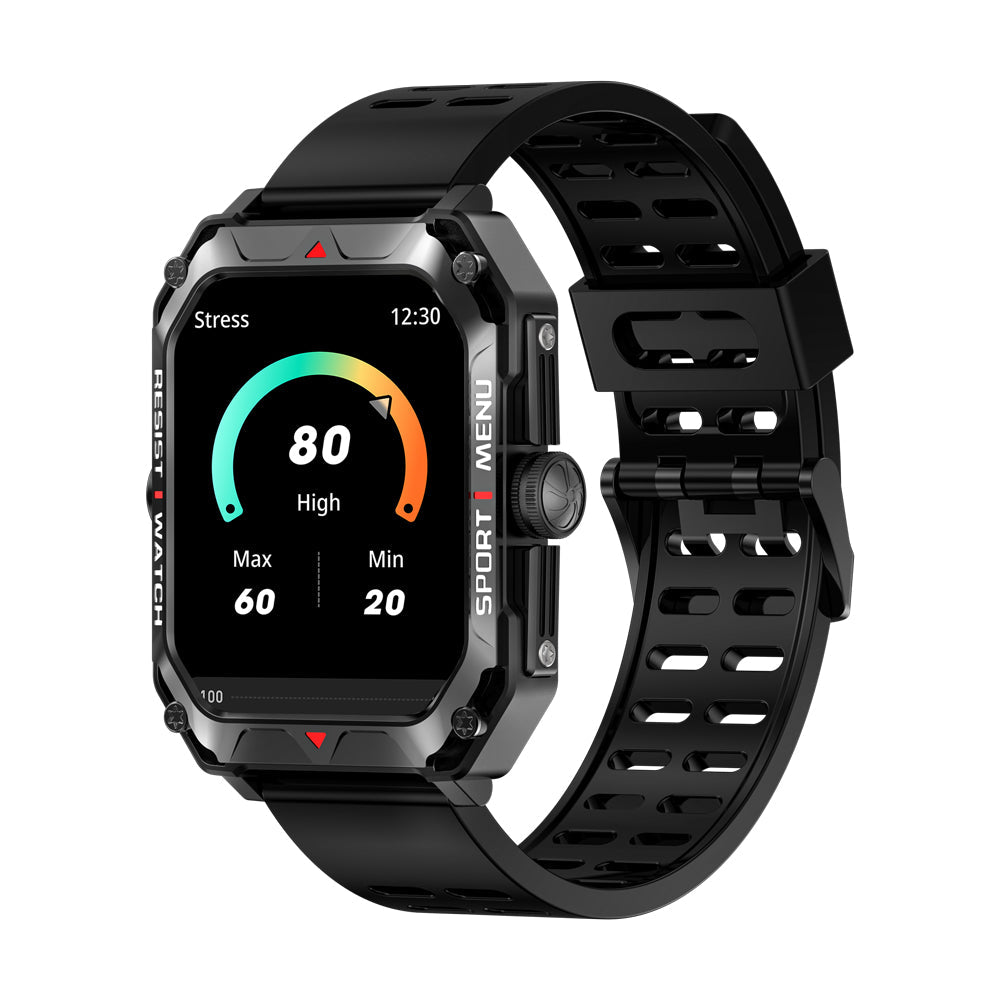 Zelara Militär-Smartwatch mit taktischem Outdoor-Sport-Fitness-Tracker