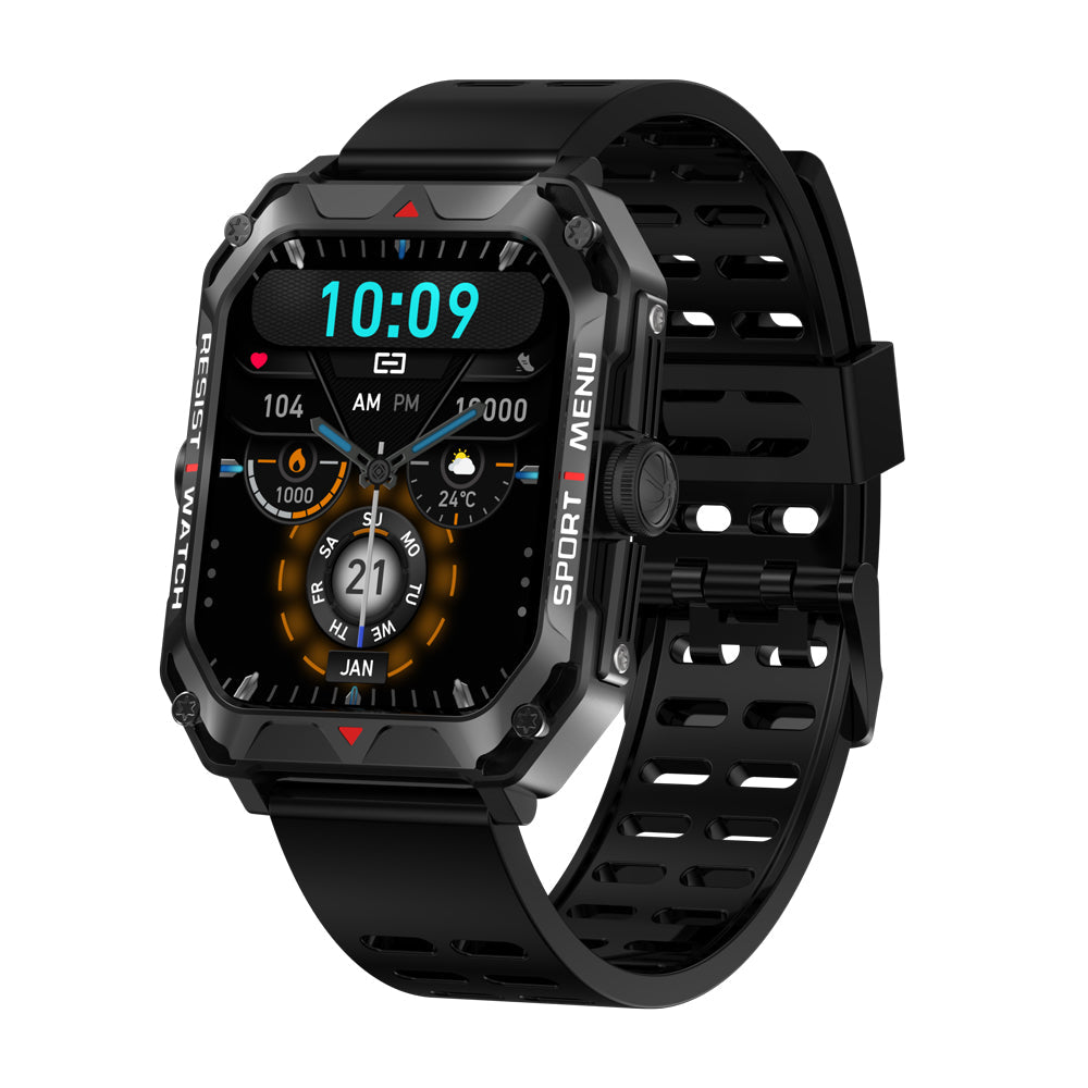 Zelara Militär-Smartwatch mit taktischem Outdoor-Sport-Fitness-Tracker