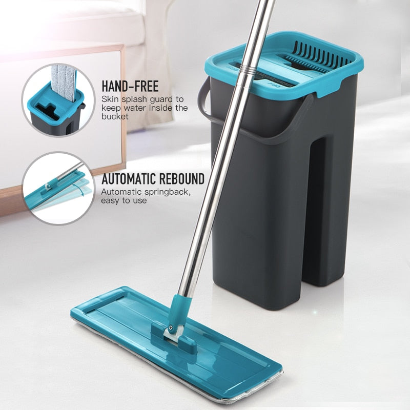 360° Flexibler Mop + 4 GRATIS Pads