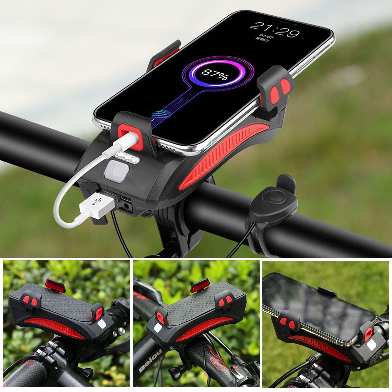 RideLight™ - Fahrradlicht + Powerbank