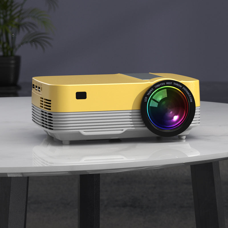 Tragbarer HD Mini Projektor 1080P, USB Multi-Gerät, Laptop &amp; Mobil, Kompakt mit Stativ