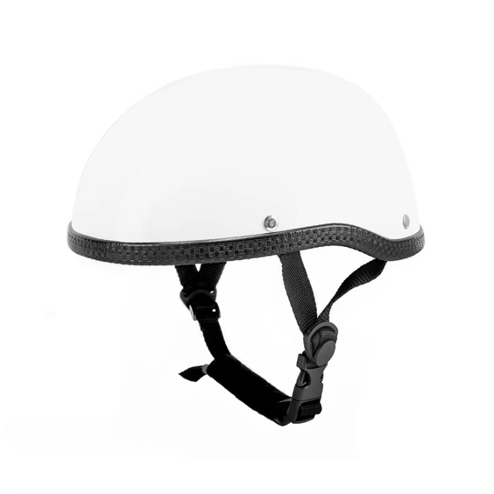 Cruiser-Bikerhelm mit verstellbarem Kinnriemen