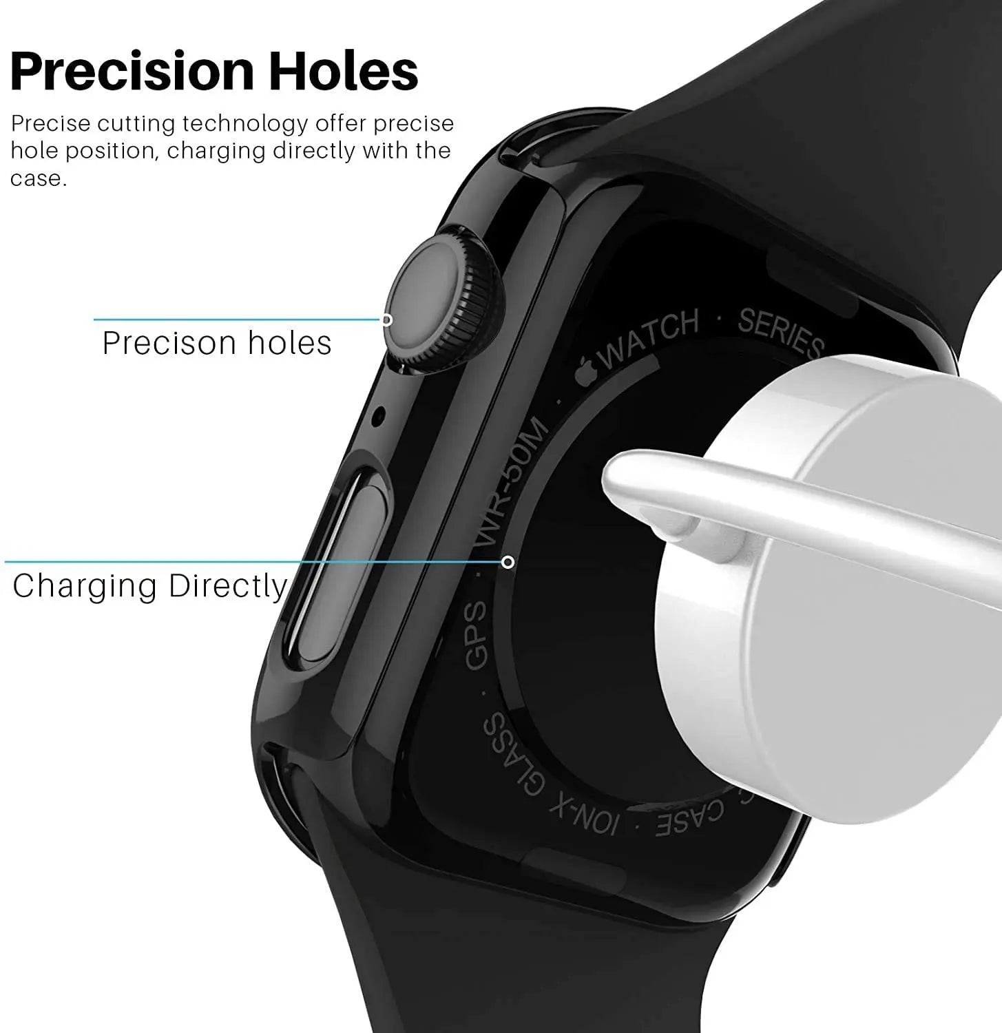 RhinoGuard Pro – Premium-Displayschutz aus gehärtetem Glas für die Apple Watch Series 9