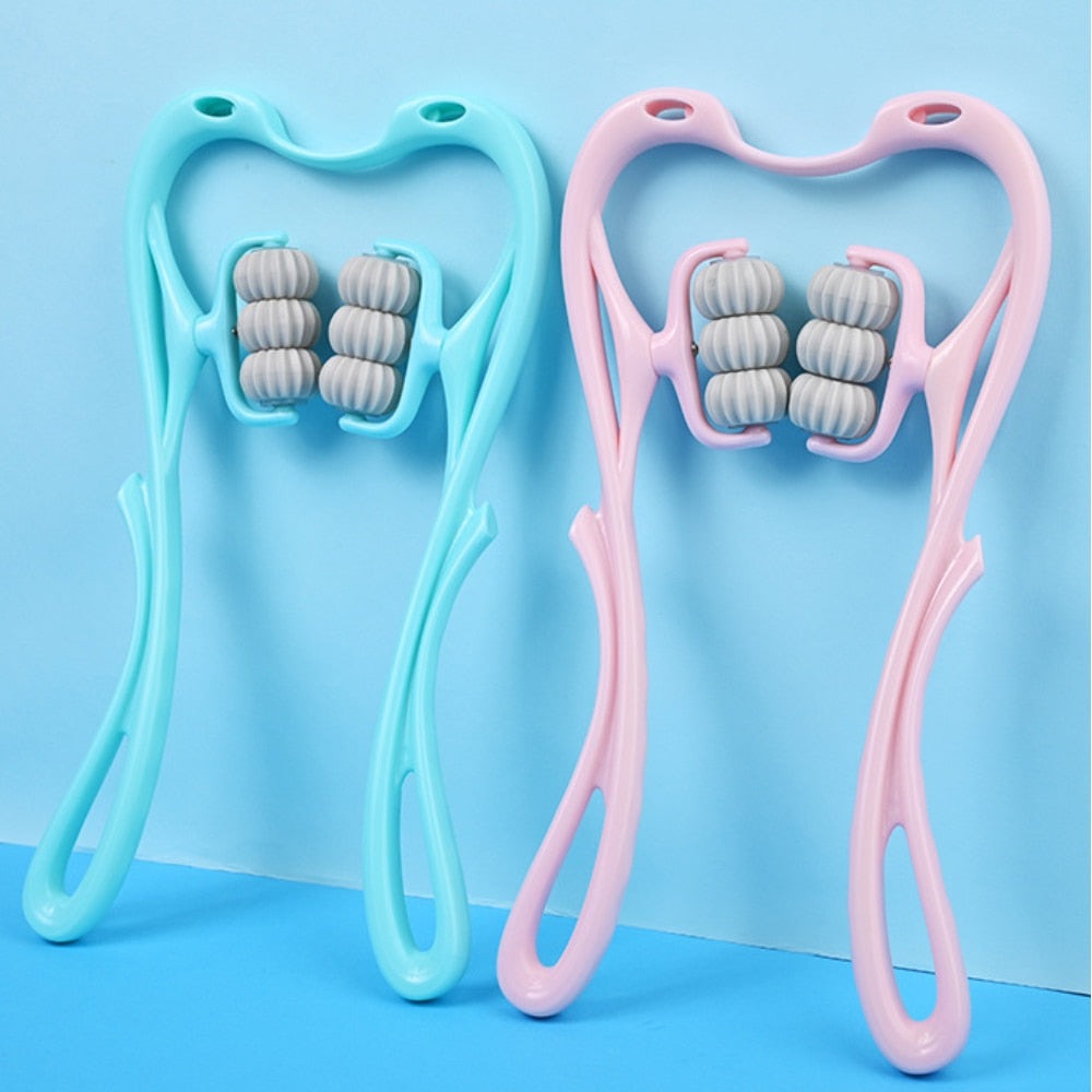 Nackenmassagegerät mit 6 Rollen – Triggerpunkt &amp; Tiefenmassage