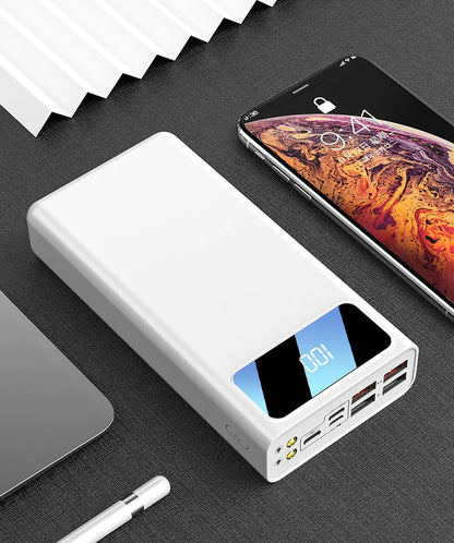 Powerbanks mit drei USB-Anschlüssen und Schnellladefunktion