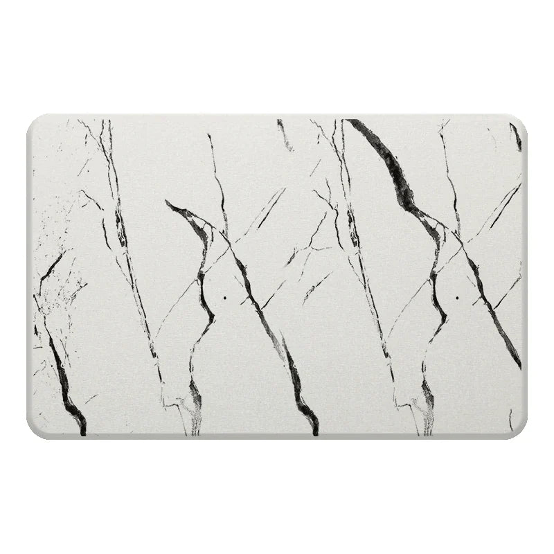 Schnelltrocknende Badematte aus Stein