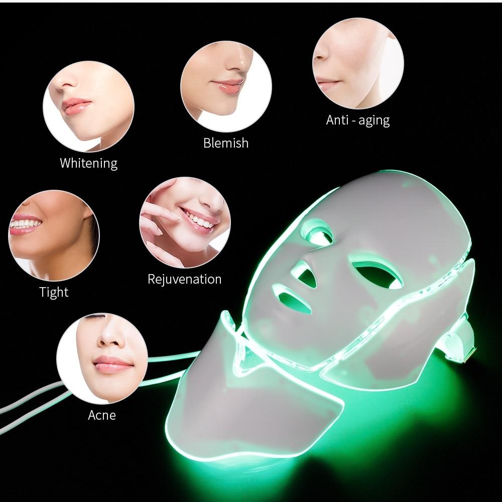 LED-Lichttherapie-Maske