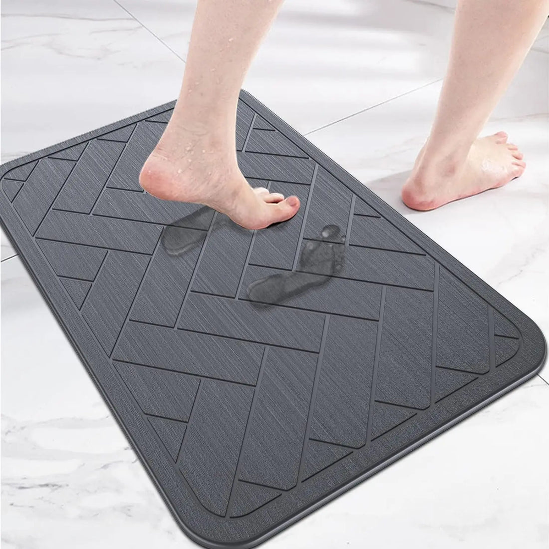 Schnell trocknende Saugfähige Rutschfeste Badematte