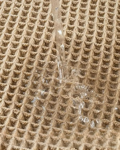 Saugfähige gewebte Badematte