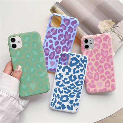 Helle Leopardenmuster Handytasche für Samsung Galaxy