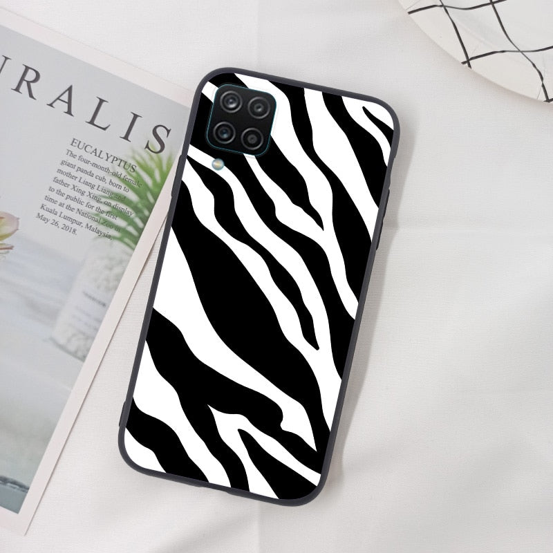 Zebra- und Leoparden-Print Etui für Samsung Galaxy
