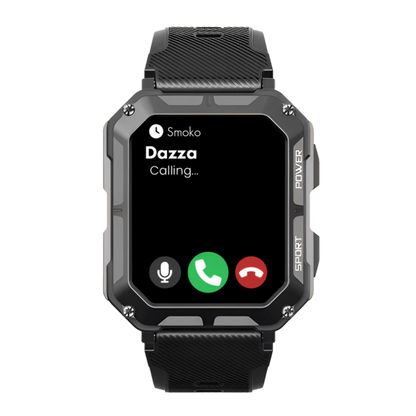 Herren Smartwatch – Digitale Uhr mit Fitness-Tracking, wasserdichtem Gehäuse und langer Akkulaufzeit für Arbeit und Fitness