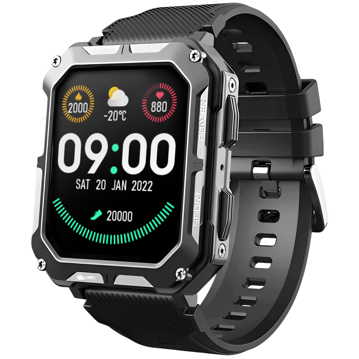 Harte Smart Sportuhr – Hut langlebige Herrenwatch mit Funktionen