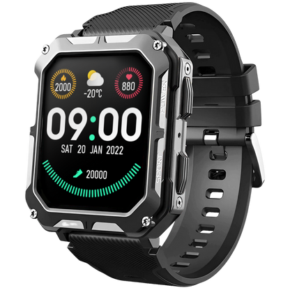 Harte Smart Sportuhr – Hut langlebige Herrenwatch mit Funktionen